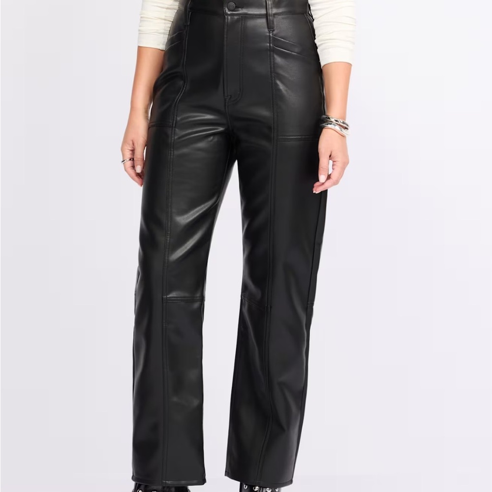 Pistola - Taylor High Rise Bowed Straight Pants